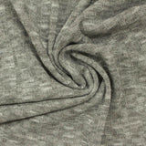 Dark Grey Heathered-Marl Rib Knit, Polyester