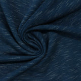 Dark Blue Marl French Terry, Viscose