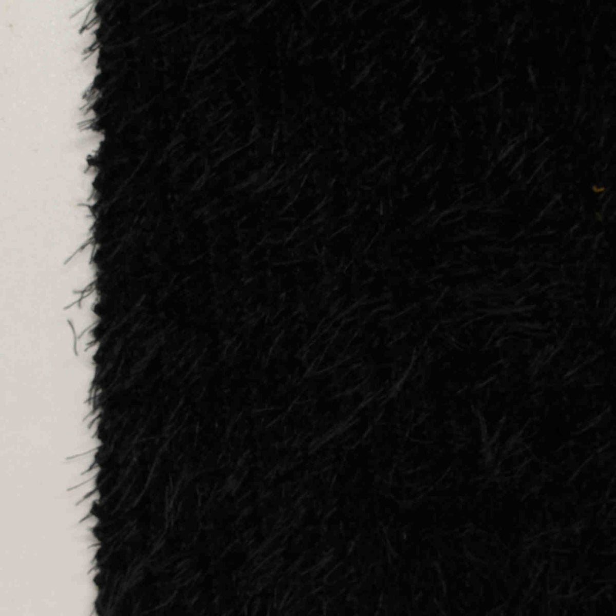 100% Polyester Chenille Fabric, 440 gsm, 185 cm — Black