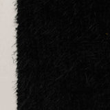 100% Polyester Chenille Fabric, 440 gsm, 185 cm — Black