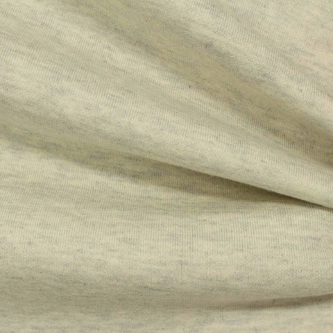 Light Grey Marl Scuba Knit, Cotton