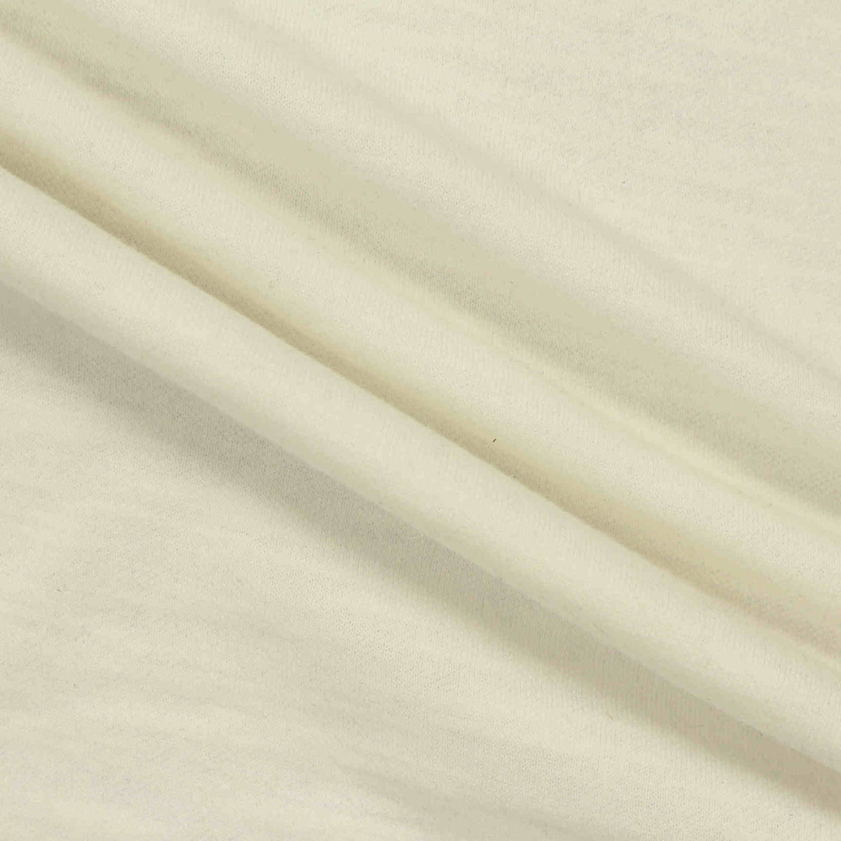 Slub Cotton Polyester Scuba Knit Fabric, 235 gsm — Beige