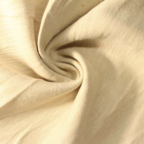 Light Beige Marl Scuba Knit, Cotton-Poly