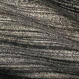 Polyester Viscose Stretch Scuba Knit Fabric, 340 gsm, 170 cm — Black — texture