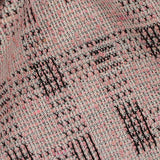 Dark Brown Dots Bouclé, Polyester — texture