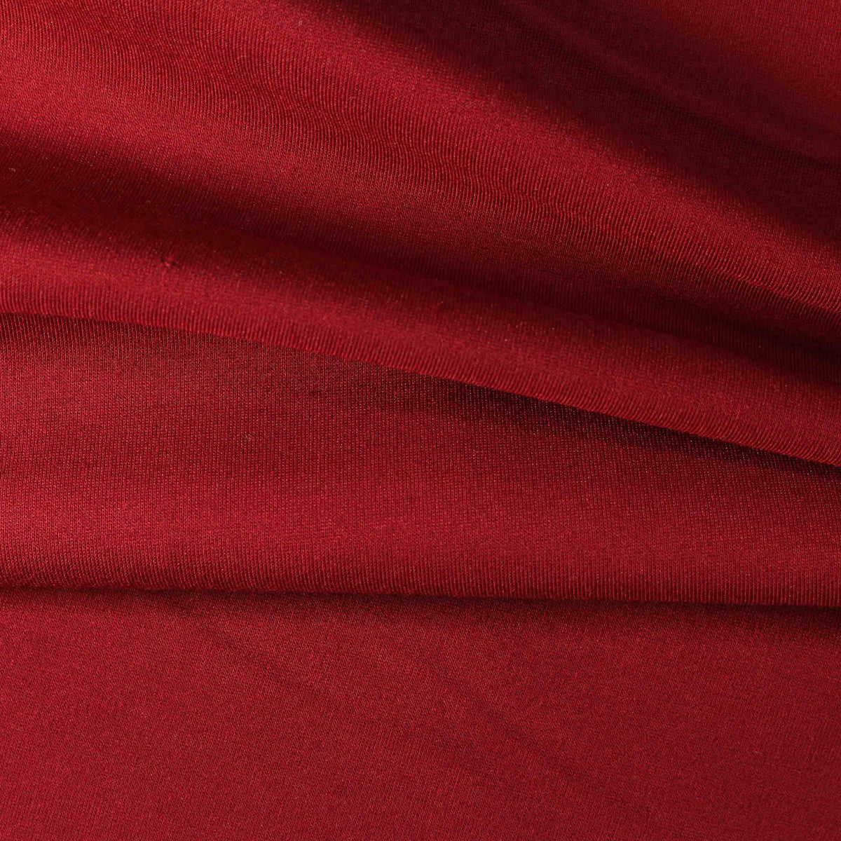 Viscose Nylon Stretch Ponte Knit Fabric, 423 gsm, 160 cm — Red