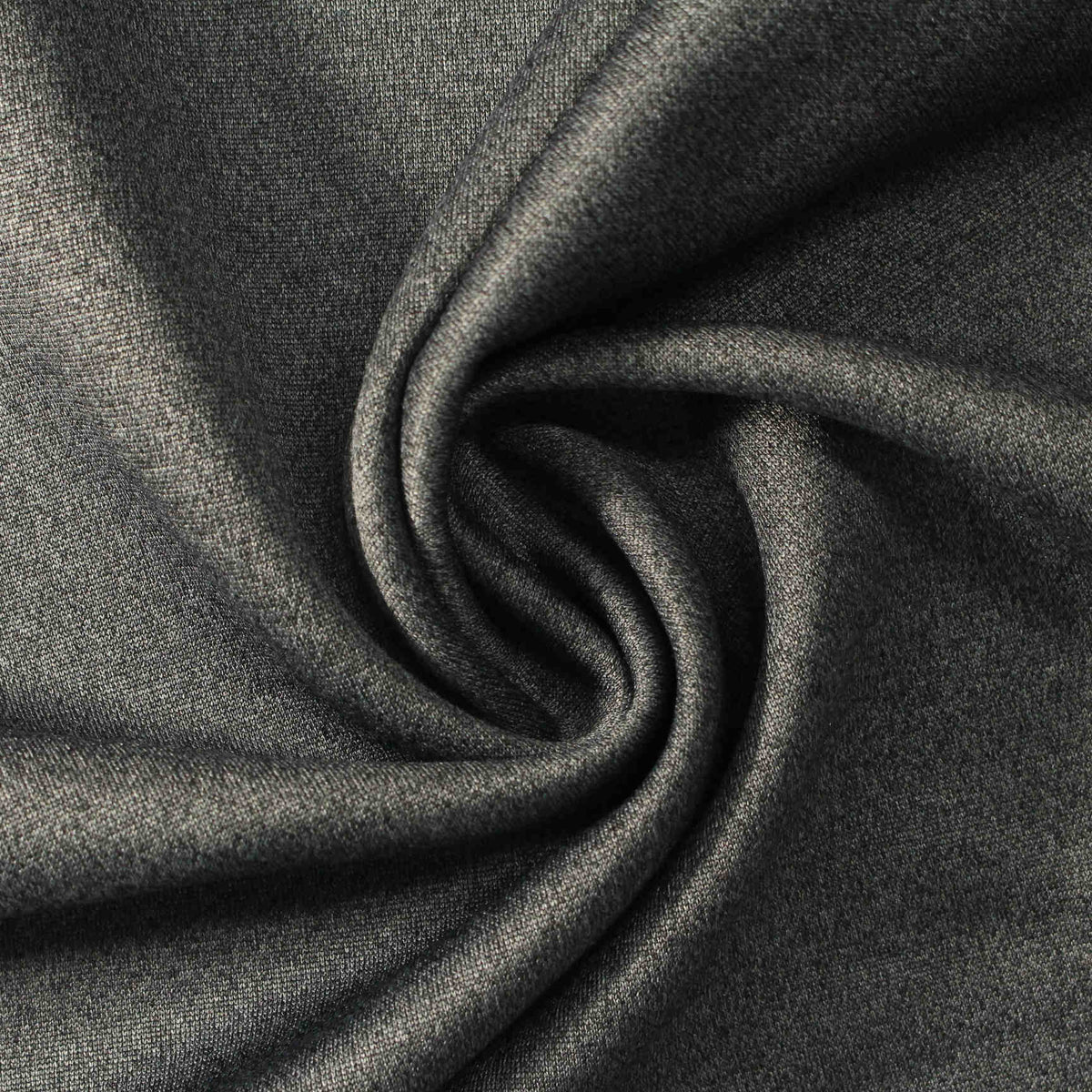 Dark Grey Marl Interlock Knit, Polyester, 290 gsm, 160 cm