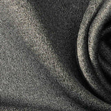 Dark Grey Marl Interlock Knit, Polyester — texture