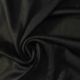 100% Polyester Interlock Knit Fabric, 113 gsm, 155 cm — Black