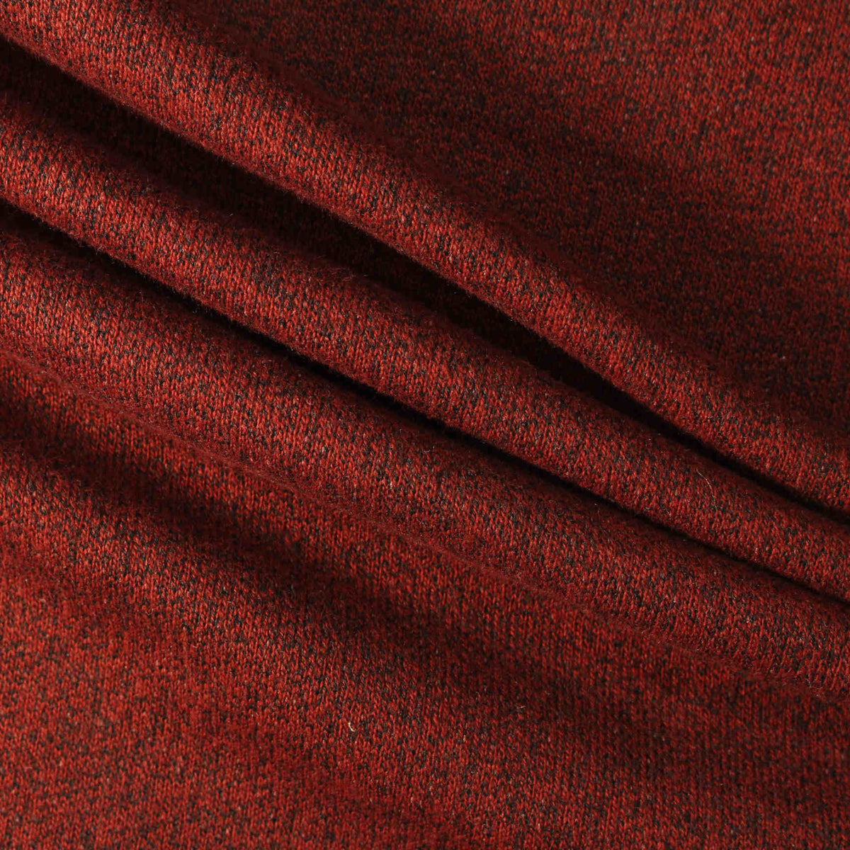 Cotton Polyester French Terry Fabric, 320 gsm, 175 cm — Red