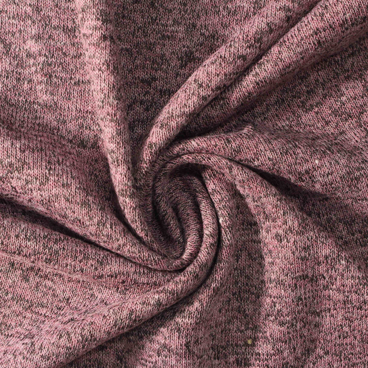 Pink Marl Jersey Knit, Poly-Viscose, 230 gsm