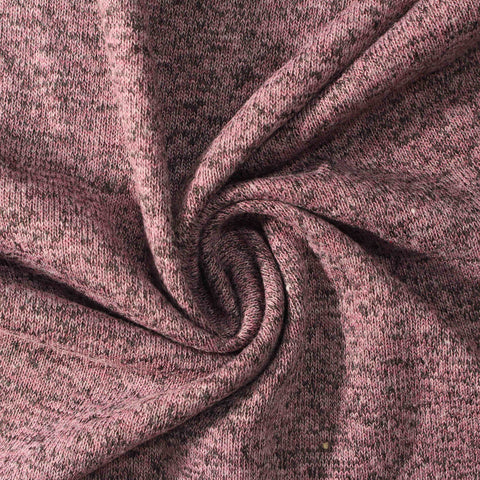 Pink Marl Jersey Knit, Poly-Viscose, 230 gsm