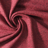 Red Marl Jersey Knit, Viscose-Poly