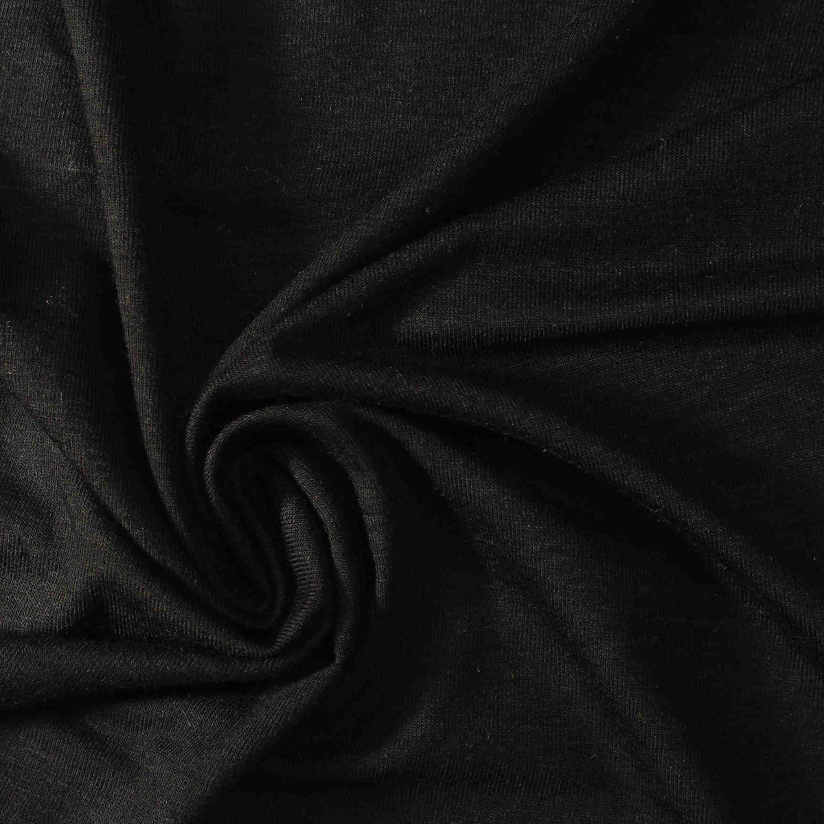 Viscose Stretch Jersey Knit Fabric, 170 gsm, 160 cm — Black, ref EF-212279