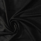 Viscose Stretch Jersey Knit Fabric, 170 gsm, 160 cm — Black