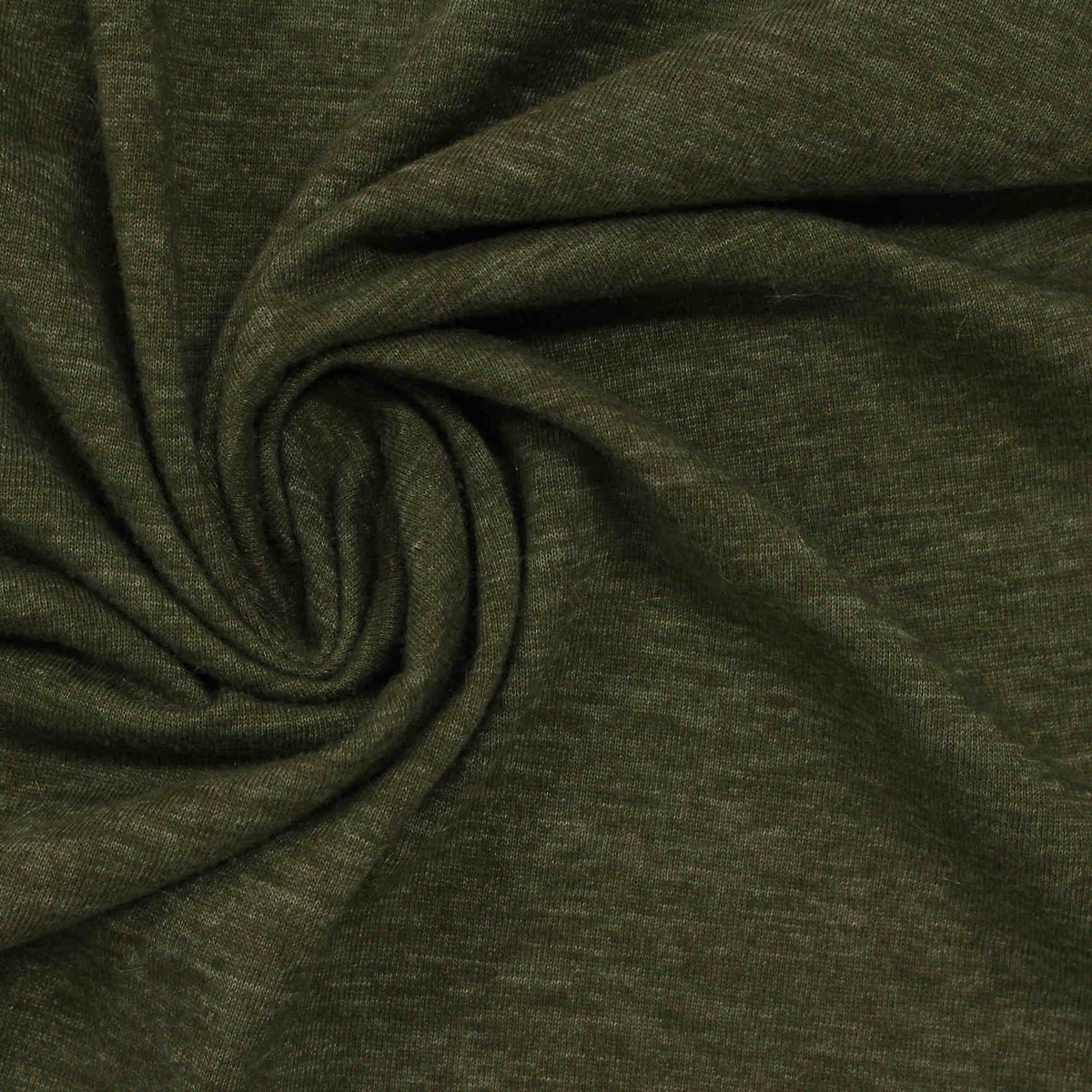 Cotton Polyester Jersey Knit Fabric, 141 gsm, 145 cm — Green