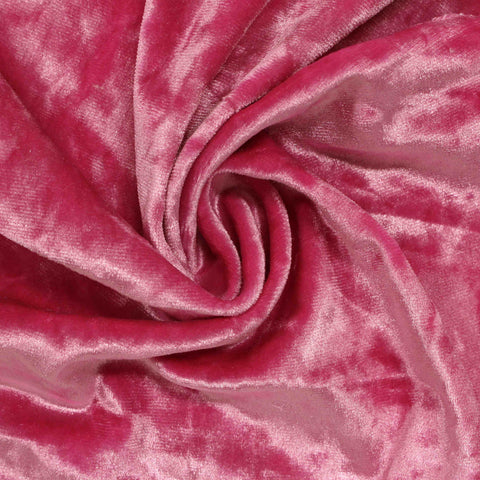 Polyester Stretch Warp Knit Fabric, 209 gsm, 145 cm — Pink