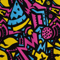Printed Cotton Stretch Jersey Knit Fabric, 180 gsm, 170 cm — Multi