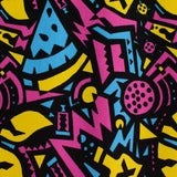 Printed Cotton Stretch Jersey Knit Fabric, 180 gsm, 170 cm — Multi