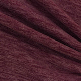 Deep Plum Marl Fleece, Polyester