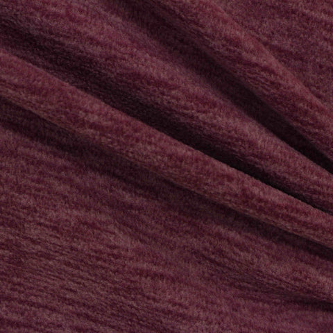 Deep Plum Marl Fleece, Polyester