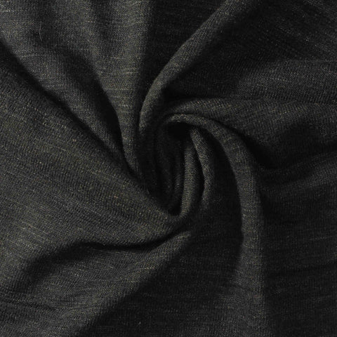 Dark Grey Marl Jersey Knit, 161 gsm