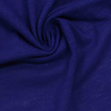 Slub 100% Cotton Jersey Knit Fabric, 110 gsm — Navy