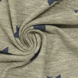 Dark Blue Star Chunky Knit, Viscose-Poly