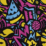 Printed Cotton Stretch Jersey Knit Fabric, 180 gsm, 170 cm — Multi — texture