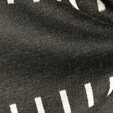 Black Stripes Jacquard, Polyester — texture