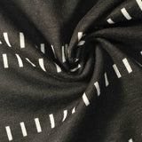 Black Stripes Jacquard, Polyester