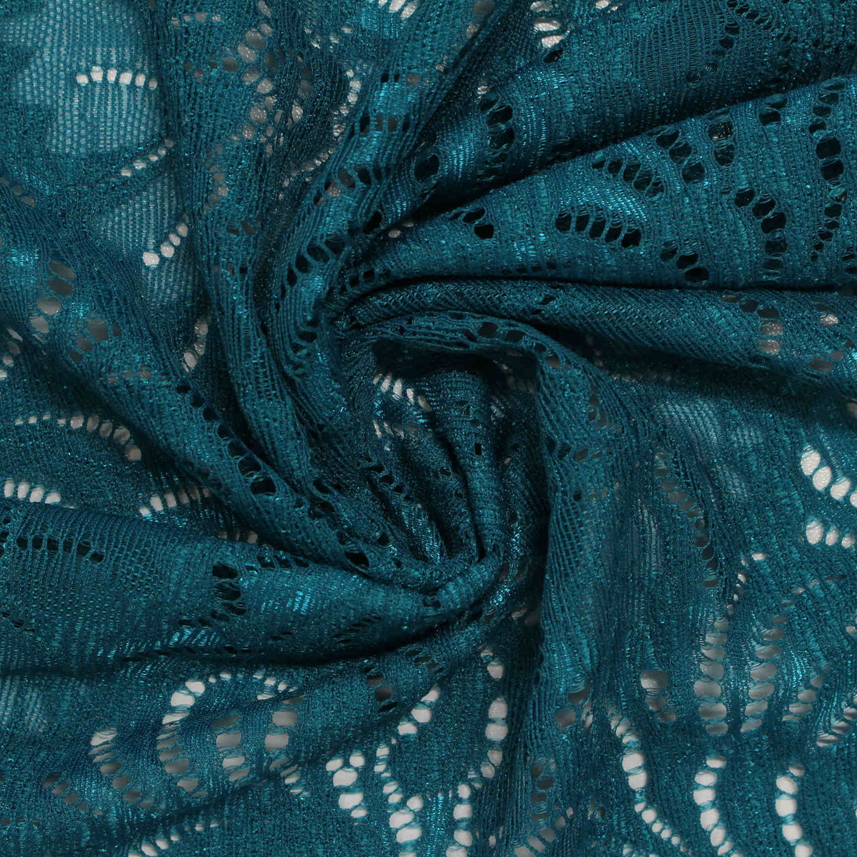 100% Polyester Lace Fabric, 145 gsm, 150 cm — Green