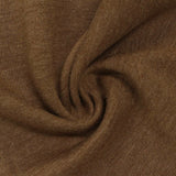 Polyester Viscose Scuba Knit Fabric, 269 gsm, 170 cm — Brown