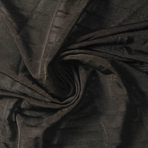 Black Stripe Jacquard, Polyester, 135 gsm