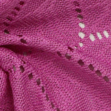 Pink Geometric Lace, Polyester — texture