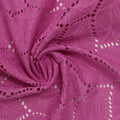 Pink Geometric Lace, Polyester