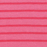 Pink Horizontal-Stripe Knit, Cotton — texture