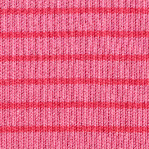 Pink Horizontal-Stripe Knit, Cotton