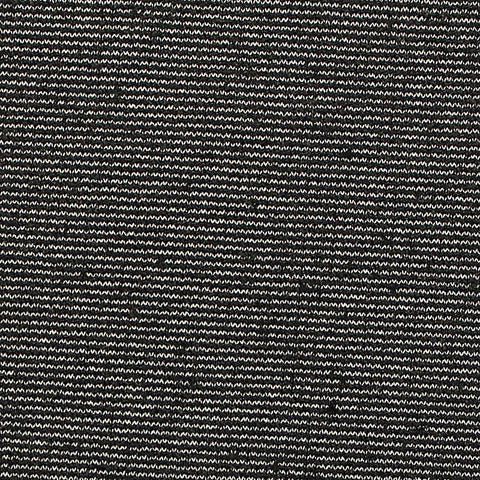 Dark Grey Horizontal-Stripe Ponte Knit, Cotton-Poly