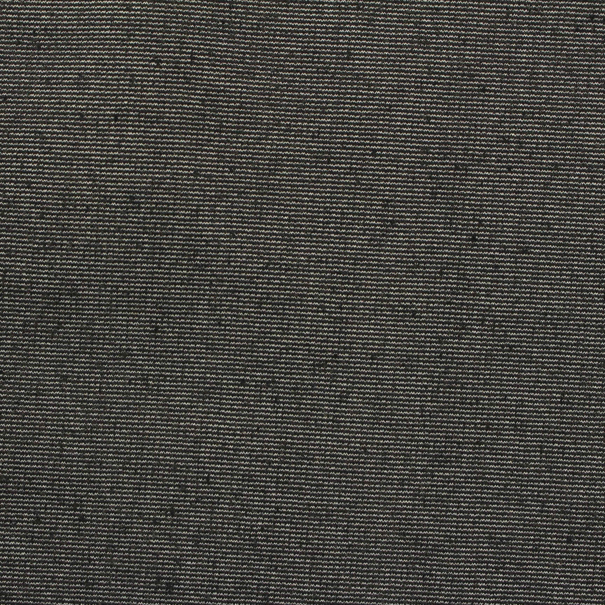 Dark Grey Horizontal-Stripe Ponte Knit, Cotton-Poly