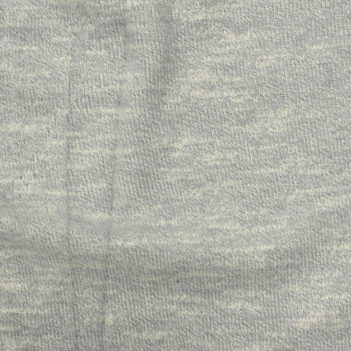 Light Grey Heathered-Marl Chunky Knit, Viscose-Poly, 207 gsm