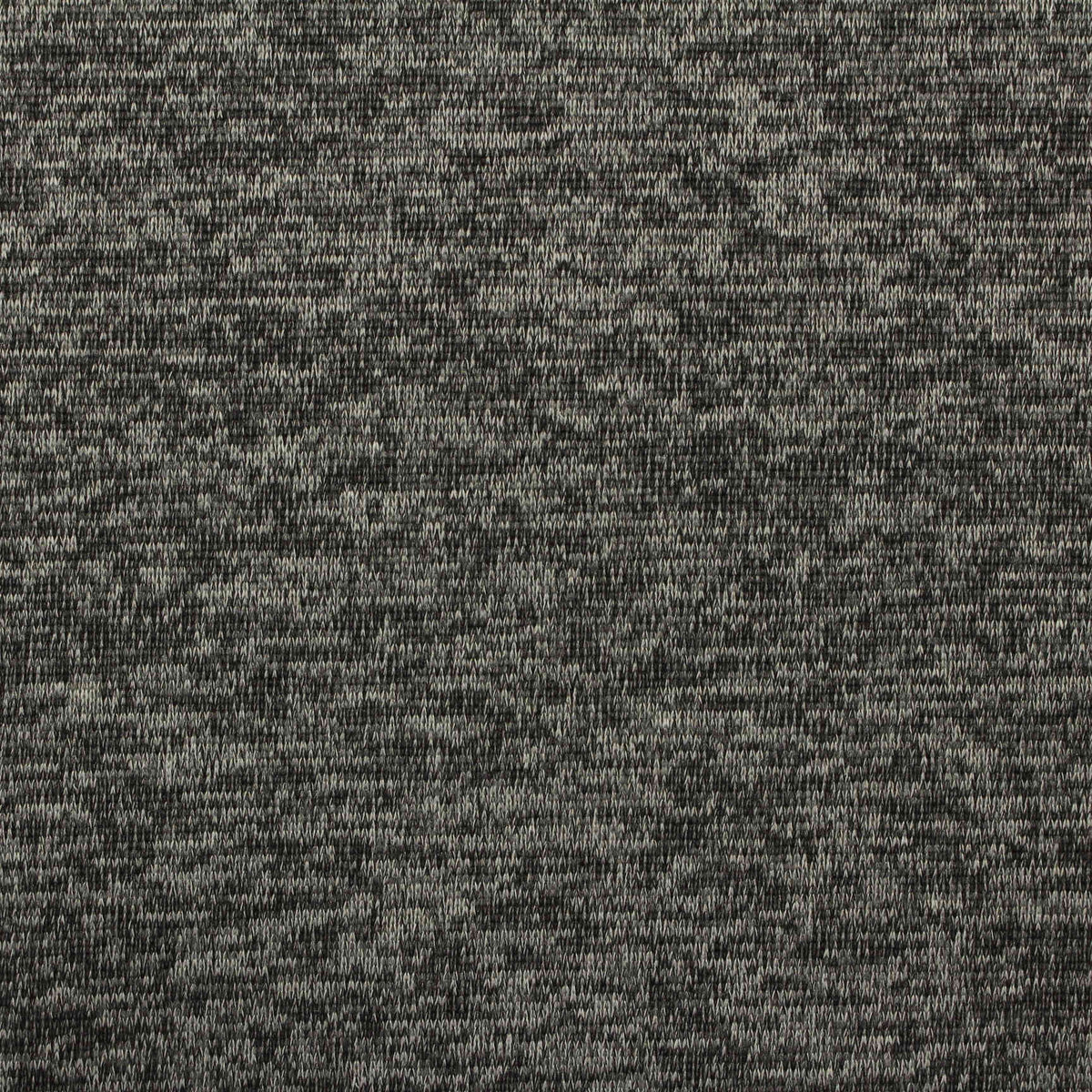 Black Marl French Terry, Polyester, 216 gsm