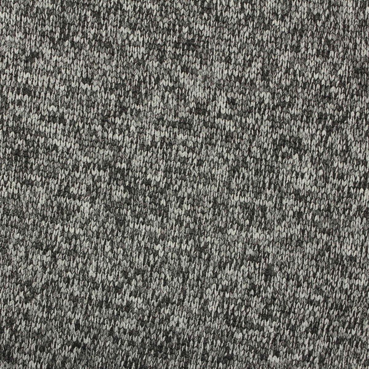 Black Marl French Terry, Polyester, 208 gsm