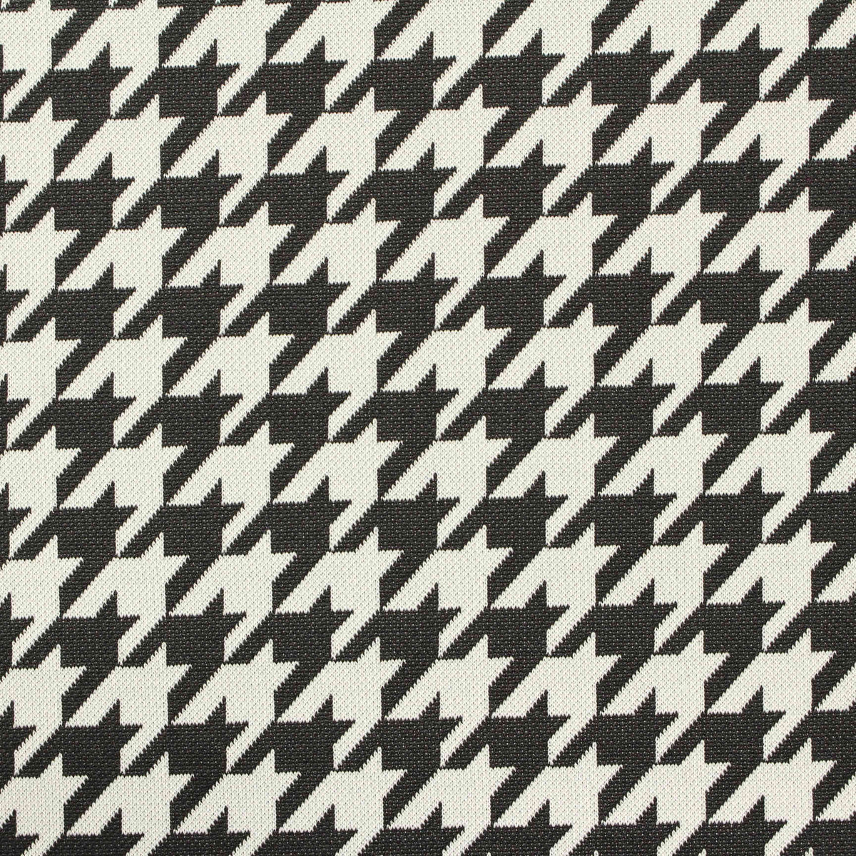 Black Houndstooth Jacquard, Polyester, 280 gsm