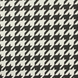 Black Houndstooth Jacquard, Polyester