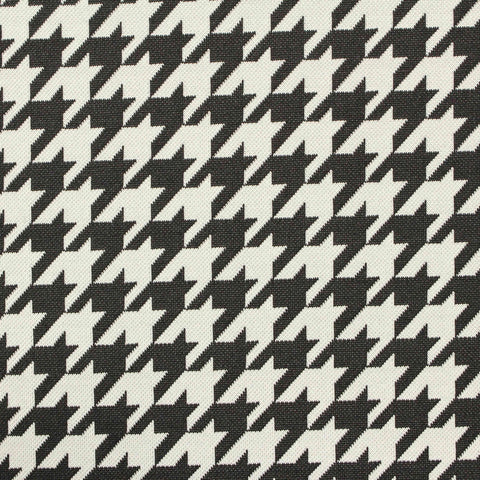 Black Houndstooth Jacquard, Polyester, 280 gsm