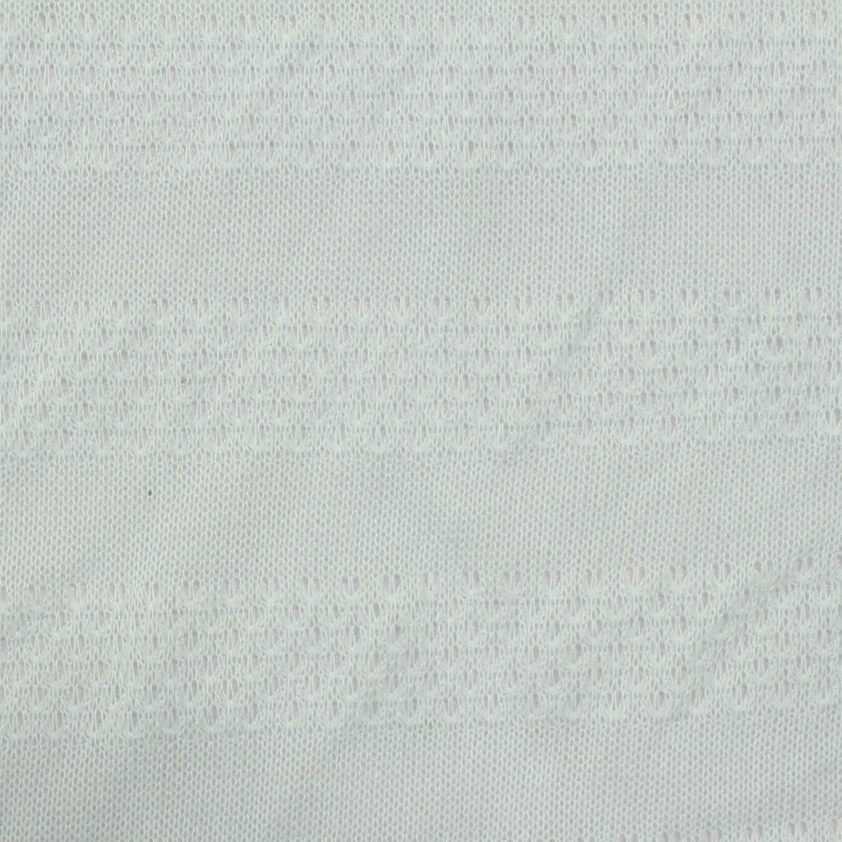 White Openwork Jersey Knit, Polyester, 170 gsm