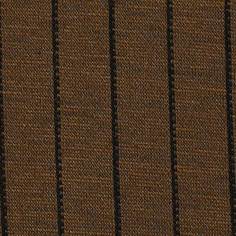 Dark Brown Vertical-Stripe Jacquard, Polyester