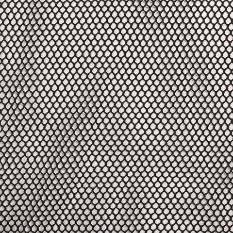 100% Polyester Mesh Fabric, 100 gsm, 150 cm — Black