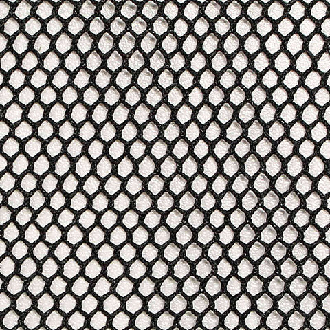 100% Polyester Mesh Fabric, 100 gsm, 150 cm — Black